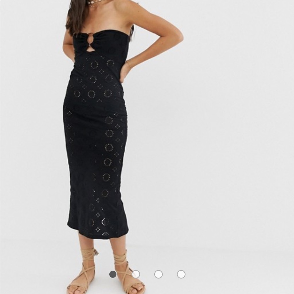 ASOS maxi bandeau dress